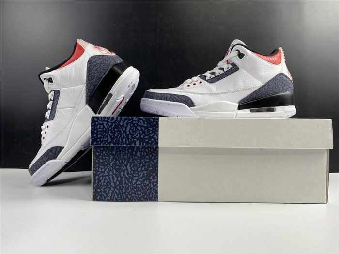 Air Jordan 3 Retro SE-T CO JP Fire Red Denim CZ6433-100