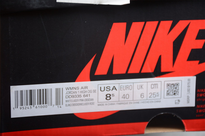 Air Jordan 1 High OG “Bubble Gum” DD9335-641