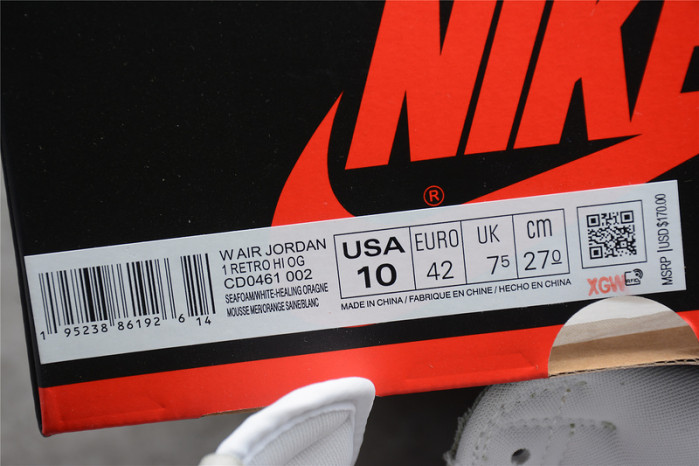 Air Jordan 1 High OG Seafoam CD0461-002