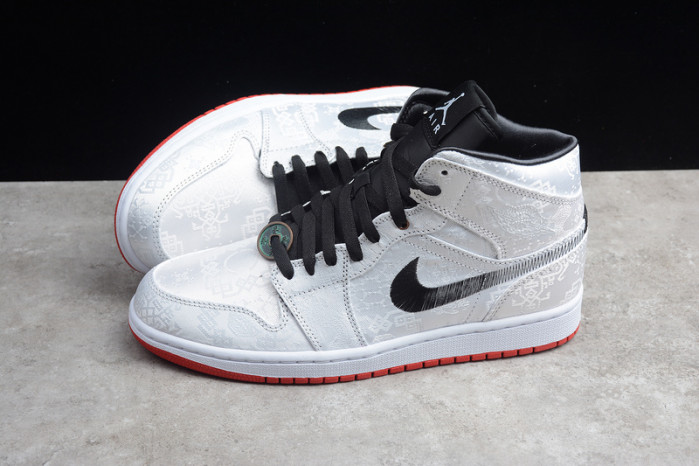 Air Jordan 1 Mid SE Fearless Edison Chen CLOT CU2804-100