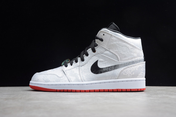 Air Jordan 1 Mid SE Fearless Edison Chen CLOT CU2804-100