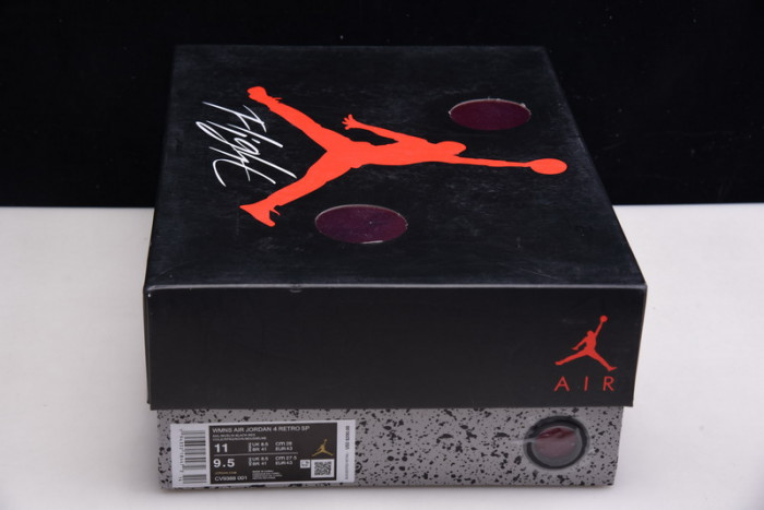 OF x Air Jordan 4 “Bred” CV9388-001