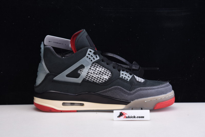 OF x Air Jordan 4 “Bred” CV9388-001