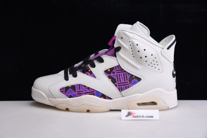 Air Jordan 6 Retro Quai54 Sail Black (2020) CZ4152-101
