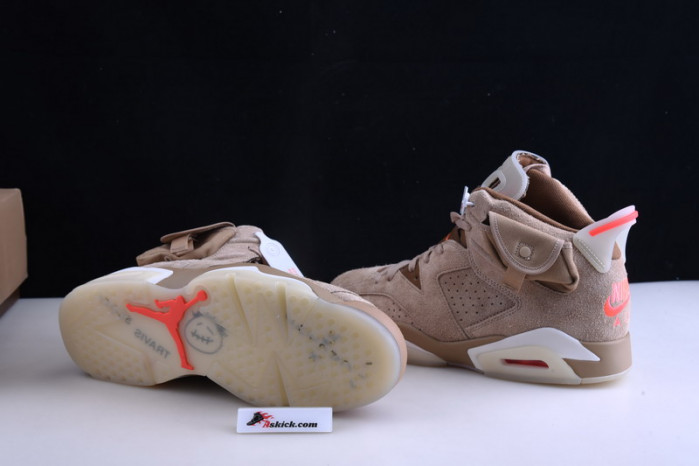 Air Jordan 6 Retro Travis Scott British Khaki DH0690-200