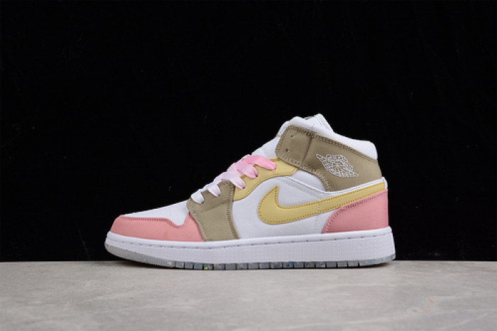 Air Jordan 1 Mid SE Pastel Vivid Green Grind  DJ0338-100