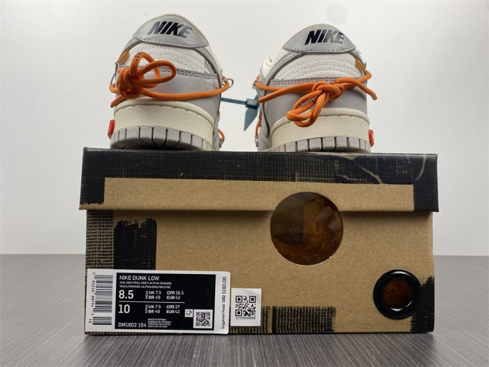OF X Nike Dunk Low Lot 44 of 50 DM1602-104