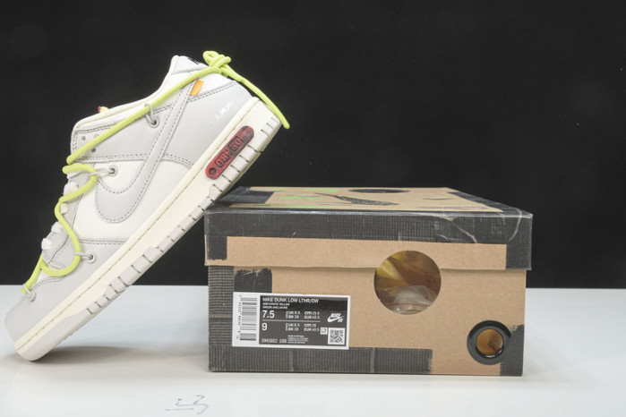 OF X Nike Dunk Low Lot 8 OF 50 DM1602-106