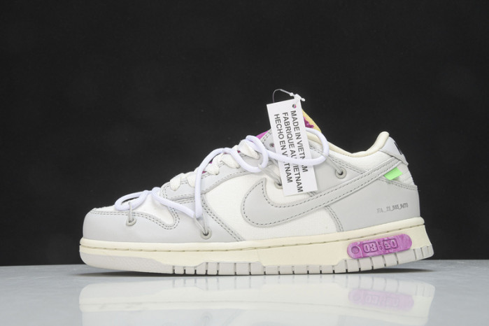 OF X Nike Dunk Low Lot 3 OF 50 DM1602-118