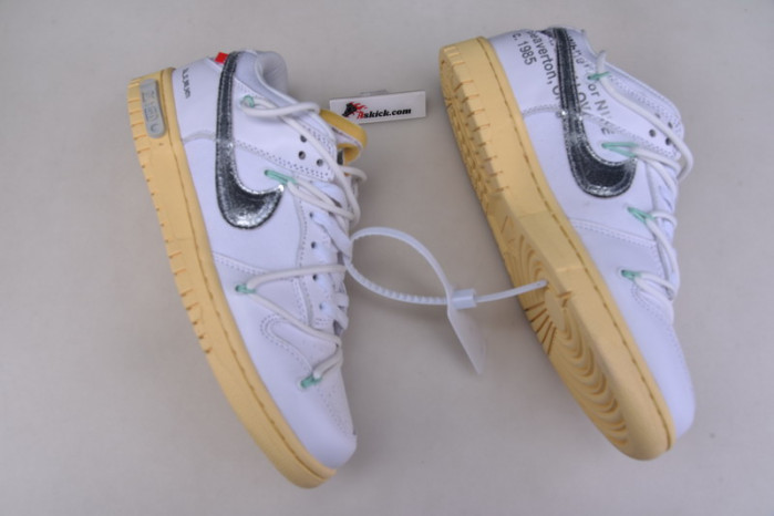OF X Nike Dunk Low Lot 01 OF 50 DM1602-127