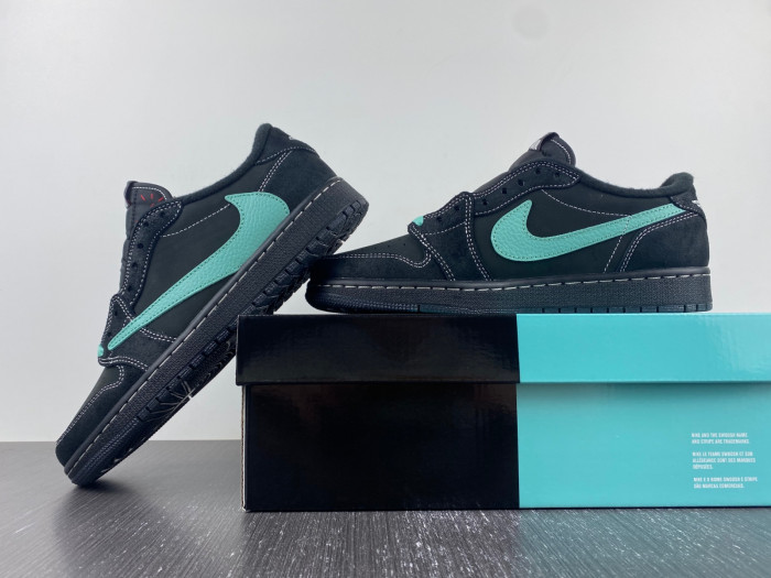 Travis Scott x Air Jordan 1 Low "Tiffany" Customs DM7866-311