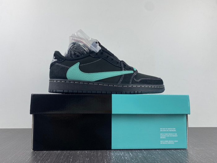 Travis Scott x Air Jordan 1 Low "Tiffany" Customs DM7866-311