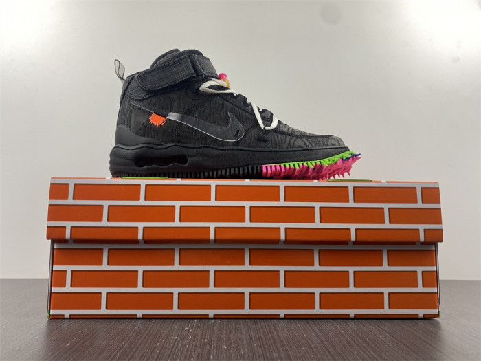OF X Nike Air Force 1 Mid Black DO6290-001