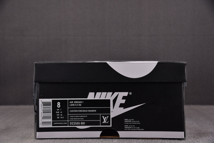 LV x Air Jordan 1 Low x Off-White x Travis Scott DZ2505-001