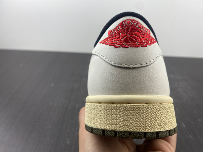 Travis Scott x Air Jordan 1 Low OG “Olive”  DZ4137-106