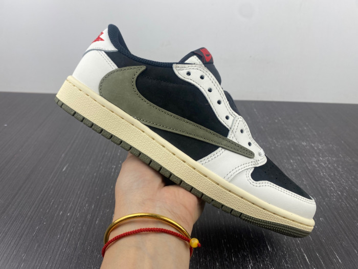 Travis Scott x Air Jordan 1 Low OG “Olive”  DZ4137-106