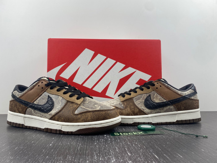 Nike Dunk Low Premium CO.JP Brown Snakeskin  FJ5434-120
