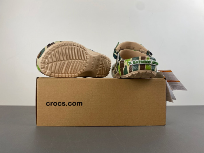 bape x Cr*0*s classic clog 