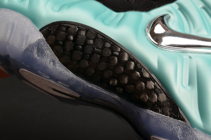 Nike Air Foamposite Pro “Island Green” Metallic Platinum mens 624041-303