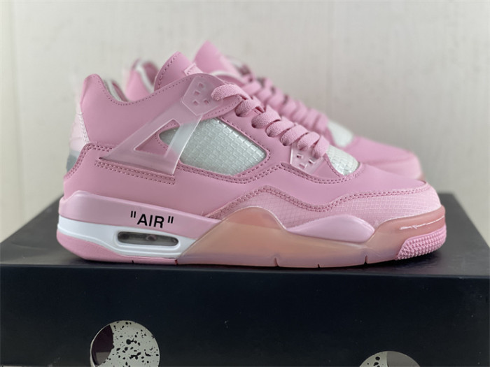 OF x Wmns Air Jordan 4 pink
