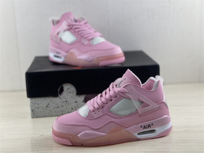 OF x Wmns Air Jordan 4 pink